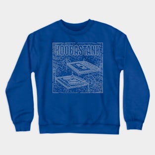 Hoobastank Technical Drawing Crewneck Sweatshirt